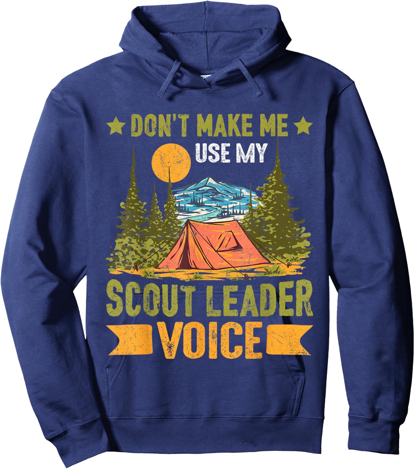Scout For Girls boys Funny Scouting Leader Hoodie - Hoodie | Navy