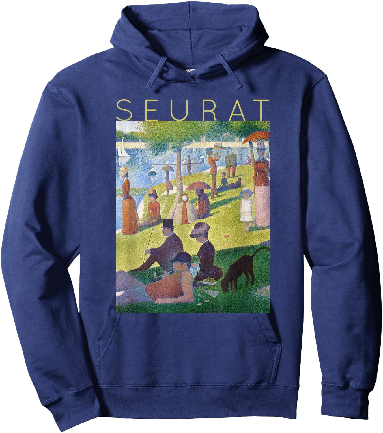 Georges Seurat - A Sunday Afternoon on La Grande Jatte 3 Hoodie - Hoodie | Navy
