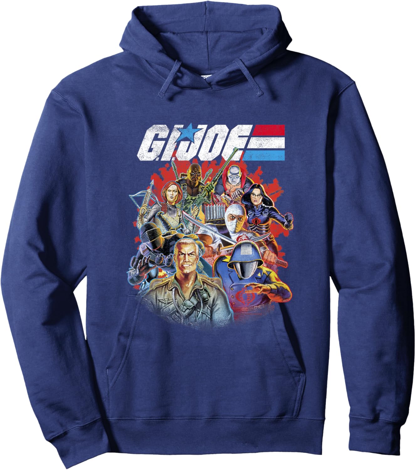 G.I. Joe Classic Vintage Group Power Pose Hoodie - Hoodie | Navy