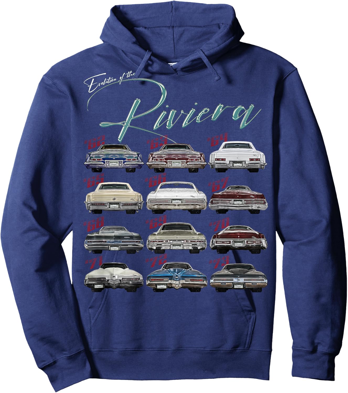 Evolution,Riviera,Skylark,Limited,Gran,Grand,Sport,GS,Muscle Hoodie - Hoodie | Navy