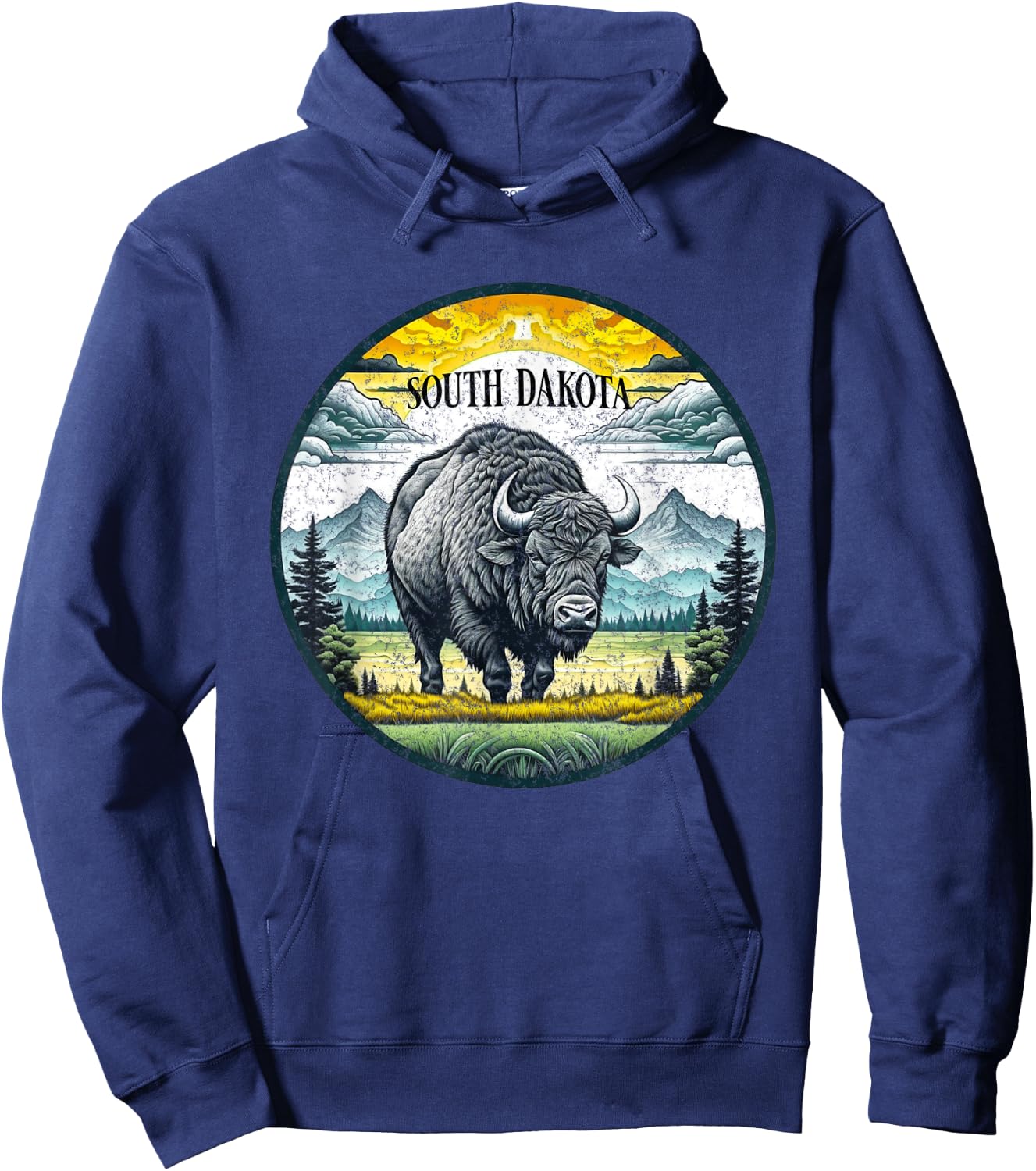 South Dakota Hoodie - Hoodie | Navy
