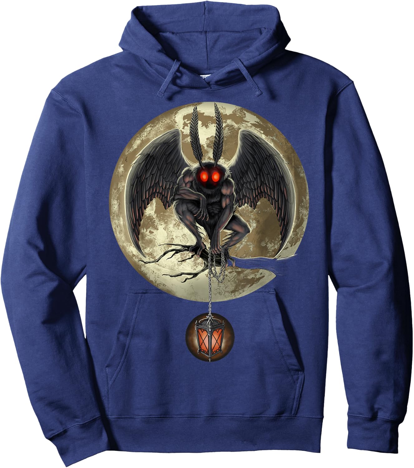 Mothman Cryptozoology Cryptid Creature Cryptozoologist Hoodie - Hoodie | Navy