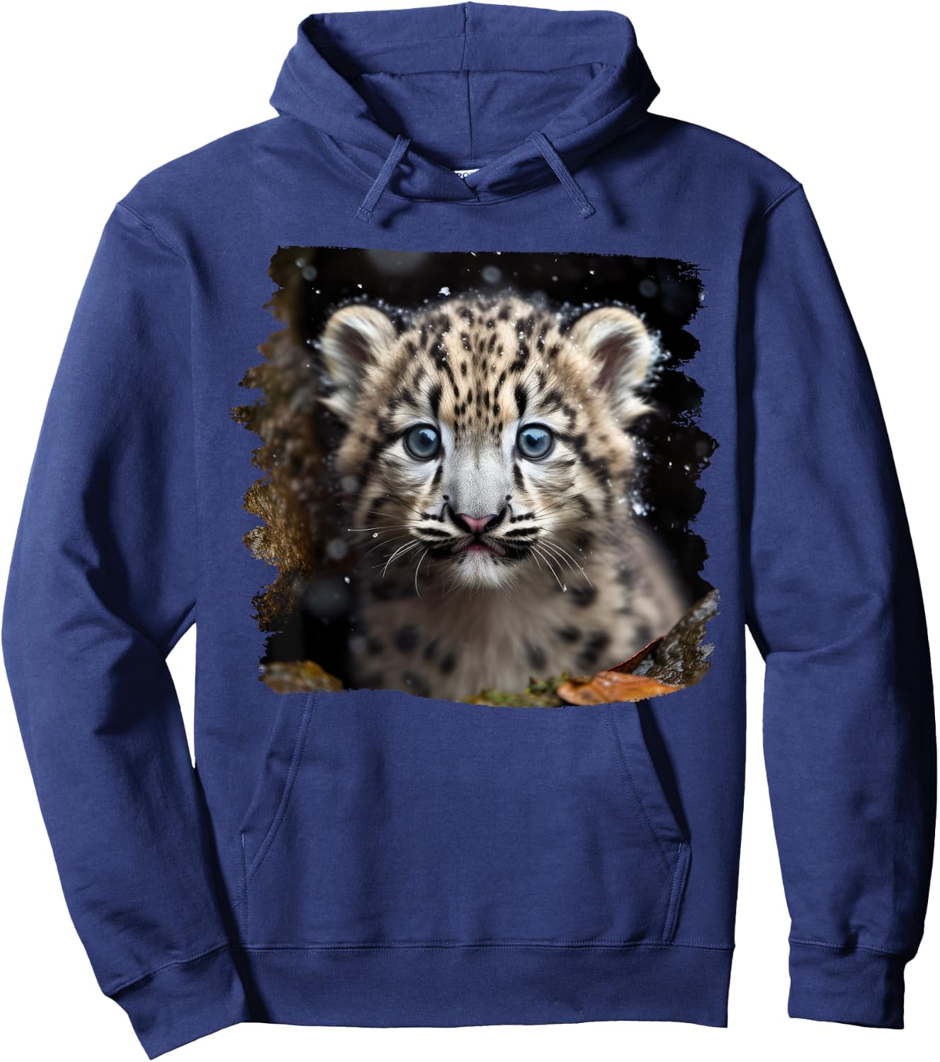 Snow Leopards Snow Leopard Hoodie - Hoodie | Navy