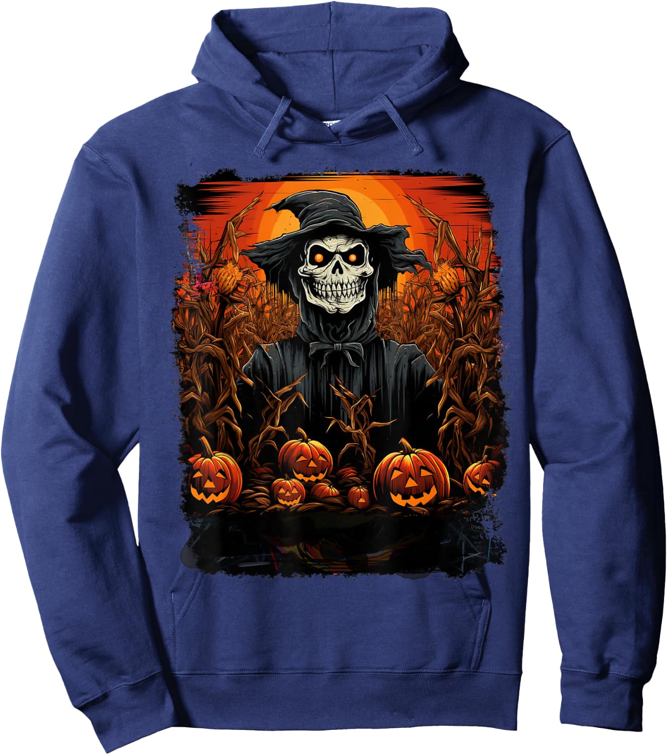 Halloween Theme Hoodie - Hoodie | Navy
