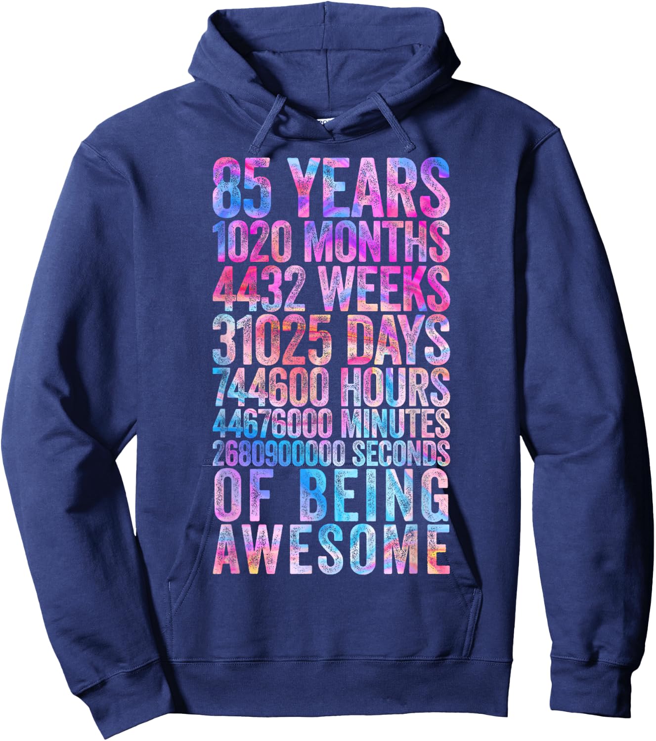 Funny 85th Birthday Shirt Old Meter Funny 85 Year Old Gifts Hoodie - Hoodie | Navy