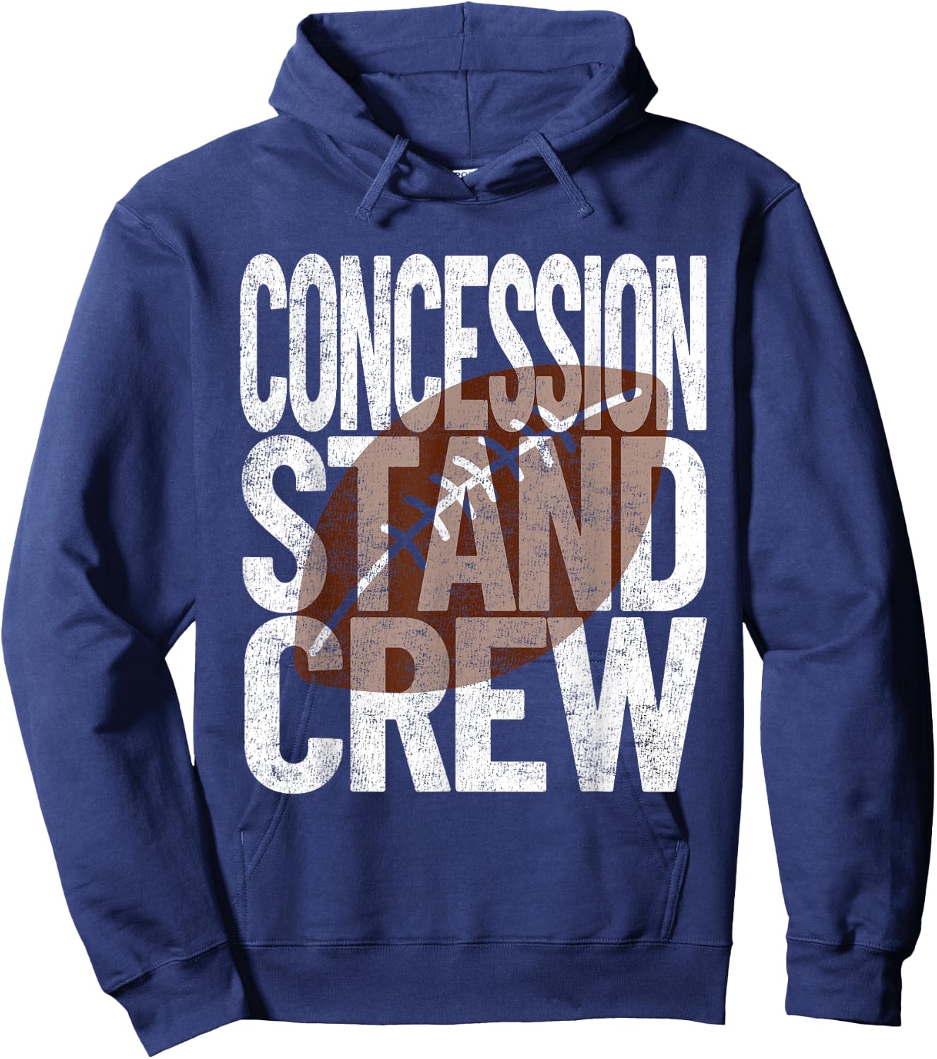 Concession Stand Crew - Football Game Food Hoodie - Hoodie | Navy