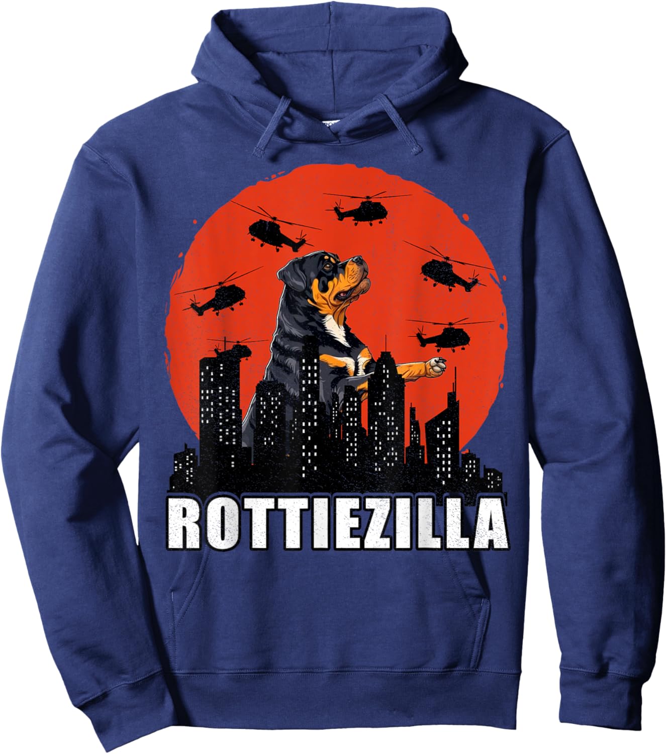 Rottweiler Rottie Dog Lovers Rottweiler Mom Funny Women Girls Kids Hoodie - Hoodie | Navy