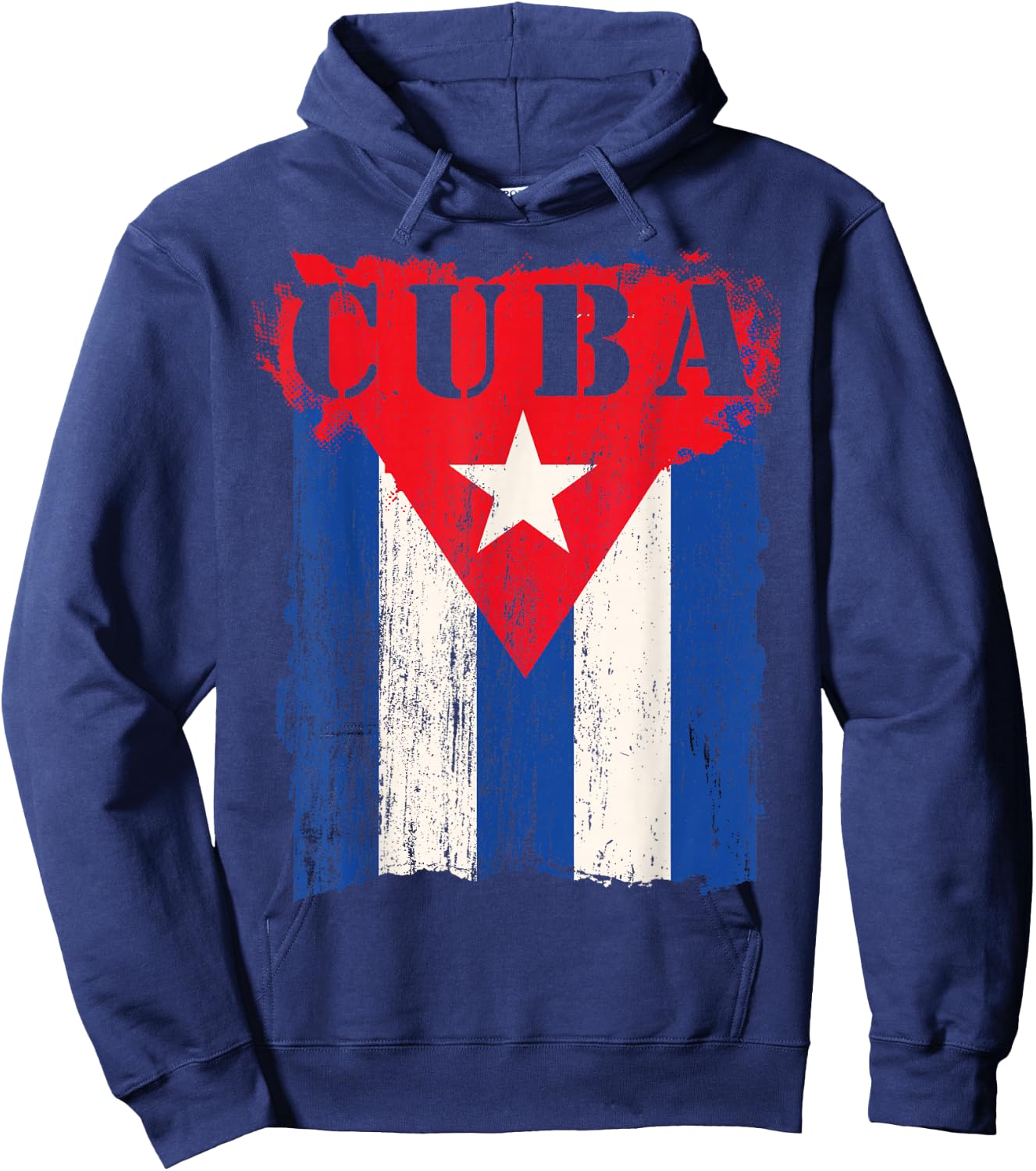 Cuban Flag Shirt Cuba Hispanic Heritage Month Patriotic Hoodie - Hoodie | Navy