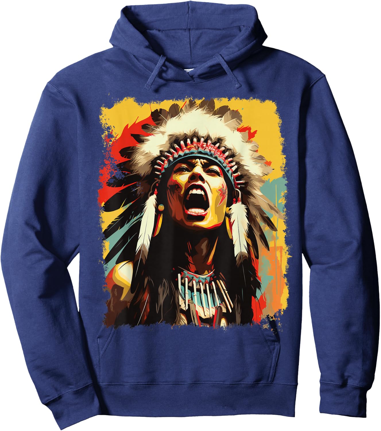 Native American Hoodie - Hoodie | Navy