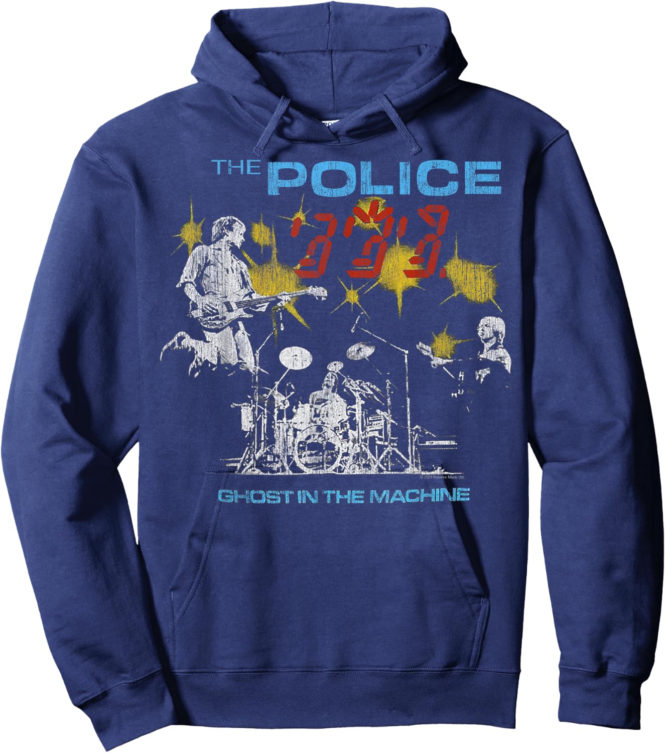 The Police Rock Music Band Ghost In The Machine Hoodie - Hoodie | Navy