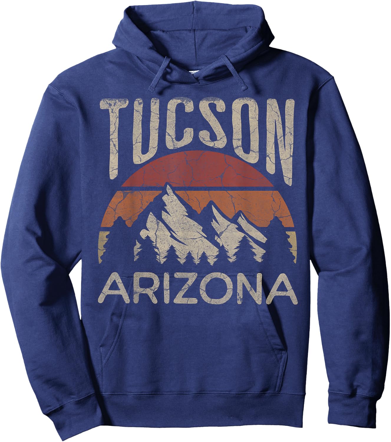 Tucson Arizona Nature Hiking Outdoors Hoodie - Hoodie | Navy
