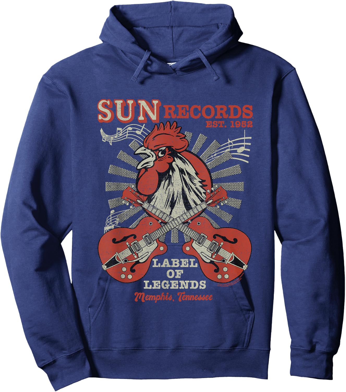Sun Records Label of Legends Hoodie - Hoodie | Navy