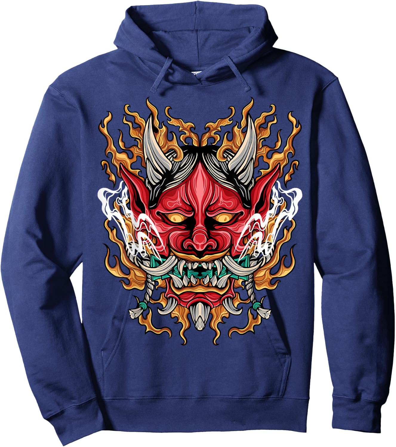 Demon Oni Hoodie - Hoodie | Navy