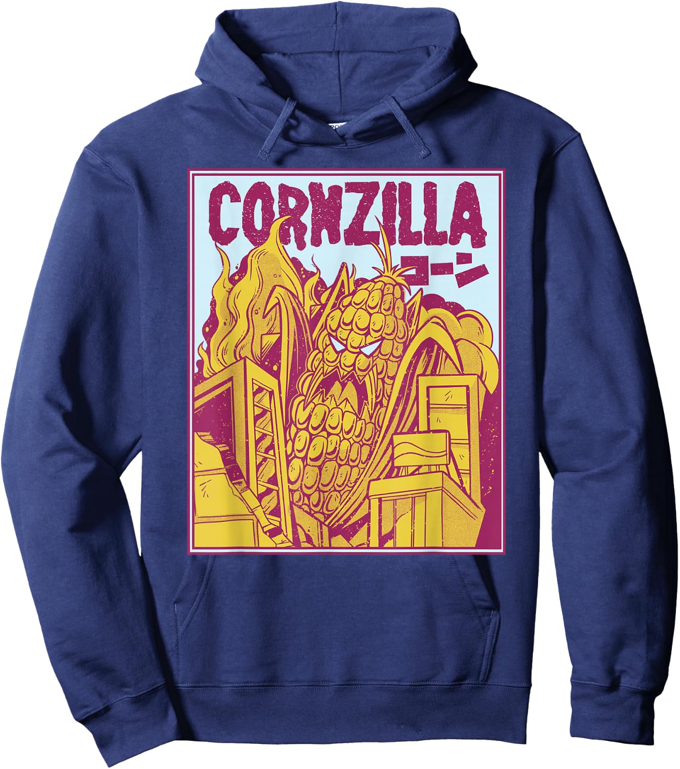 Nebraska Corn Hoodie - Hoodie | Navy