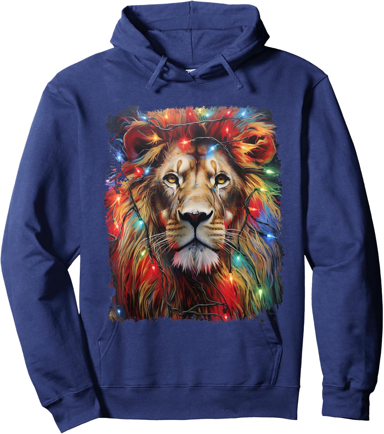 Christmas Lion Hoodie - Hoodie | Navy