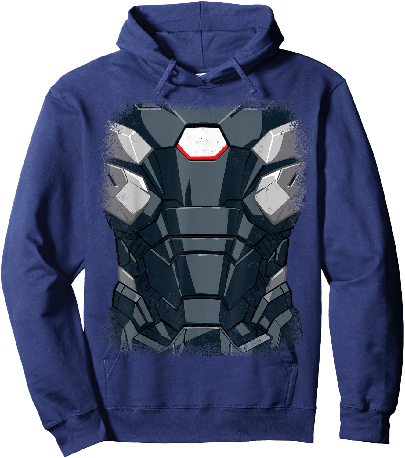 Marvel War Machine Iron Man Armor Avengers Halloween Costume Hoodie - Hoodie | Navy