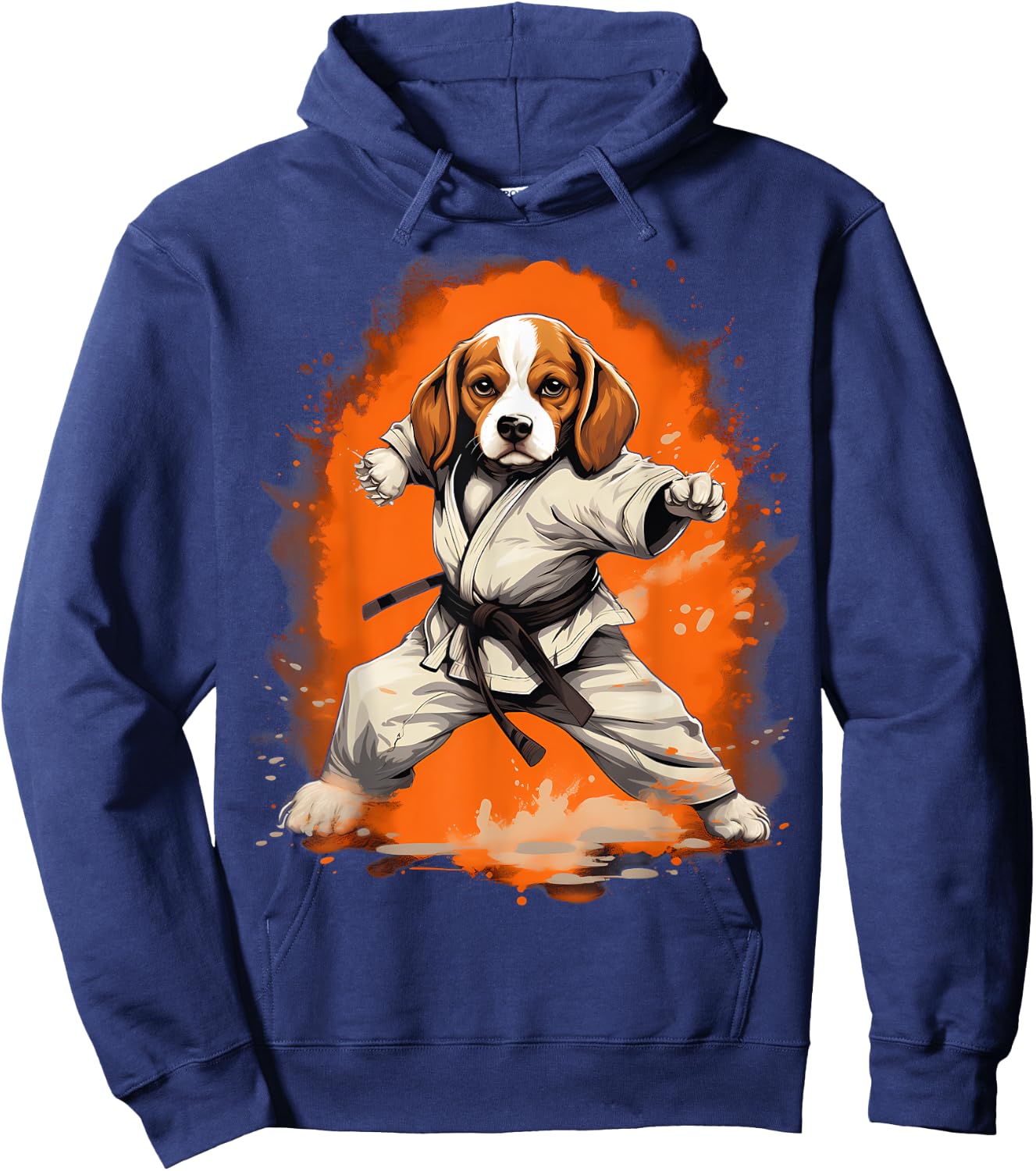 MMA Beagle Dog Karate Men Women Kids Hoodie - Hoodie | Navy