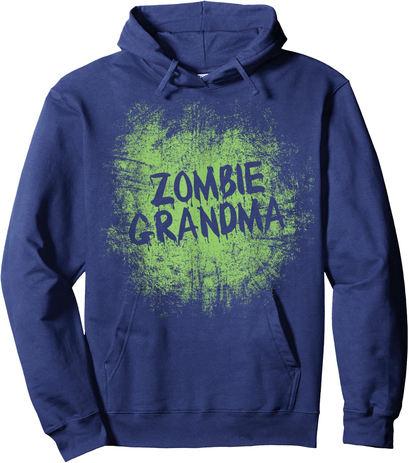 Zombie grandma easy lazy halloween costume zombies family Hoodie - Hoodie | Navy
