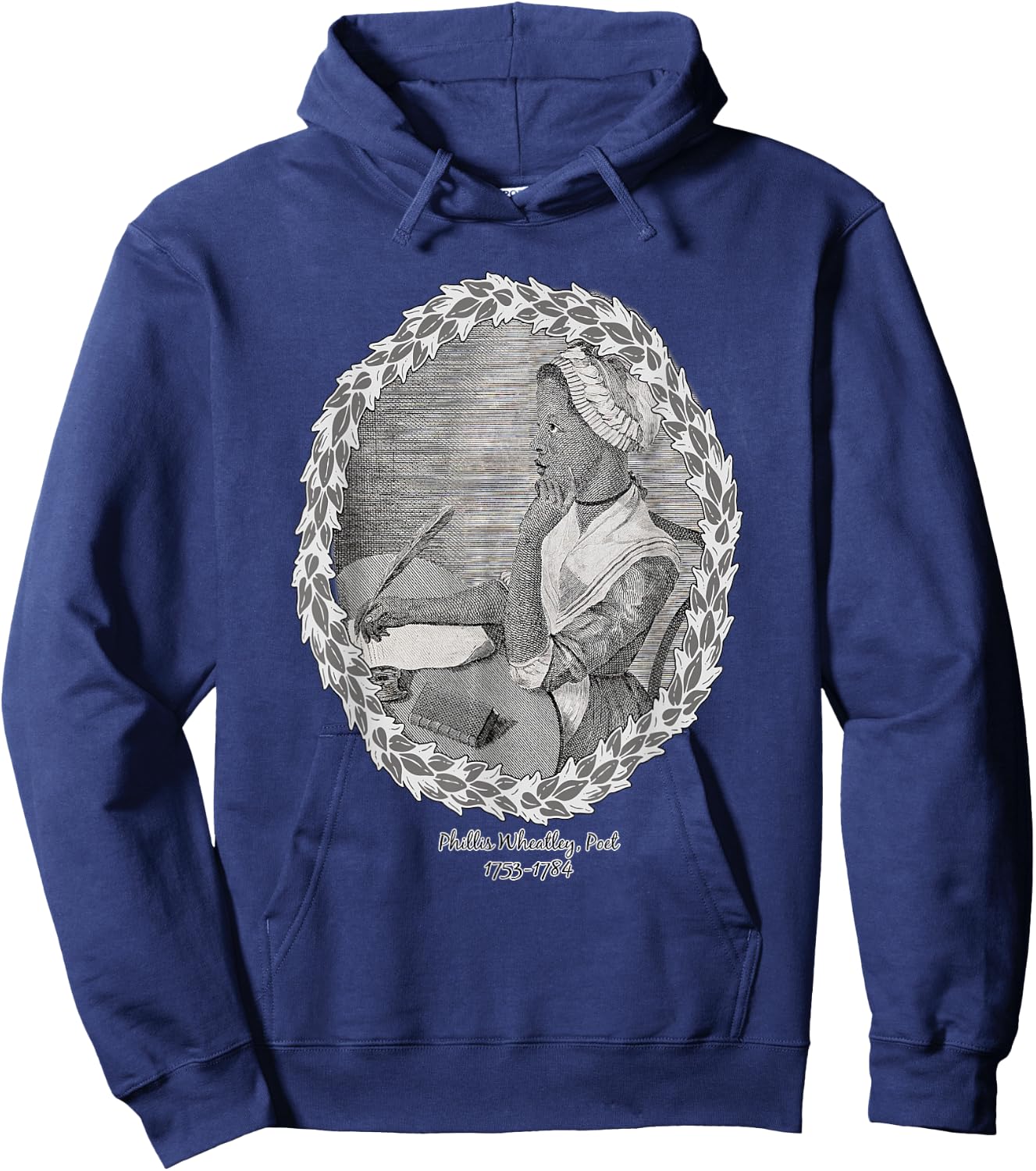 18th Century Published Poet Phillis Wheatley Hoodie - Hoodie | Navy