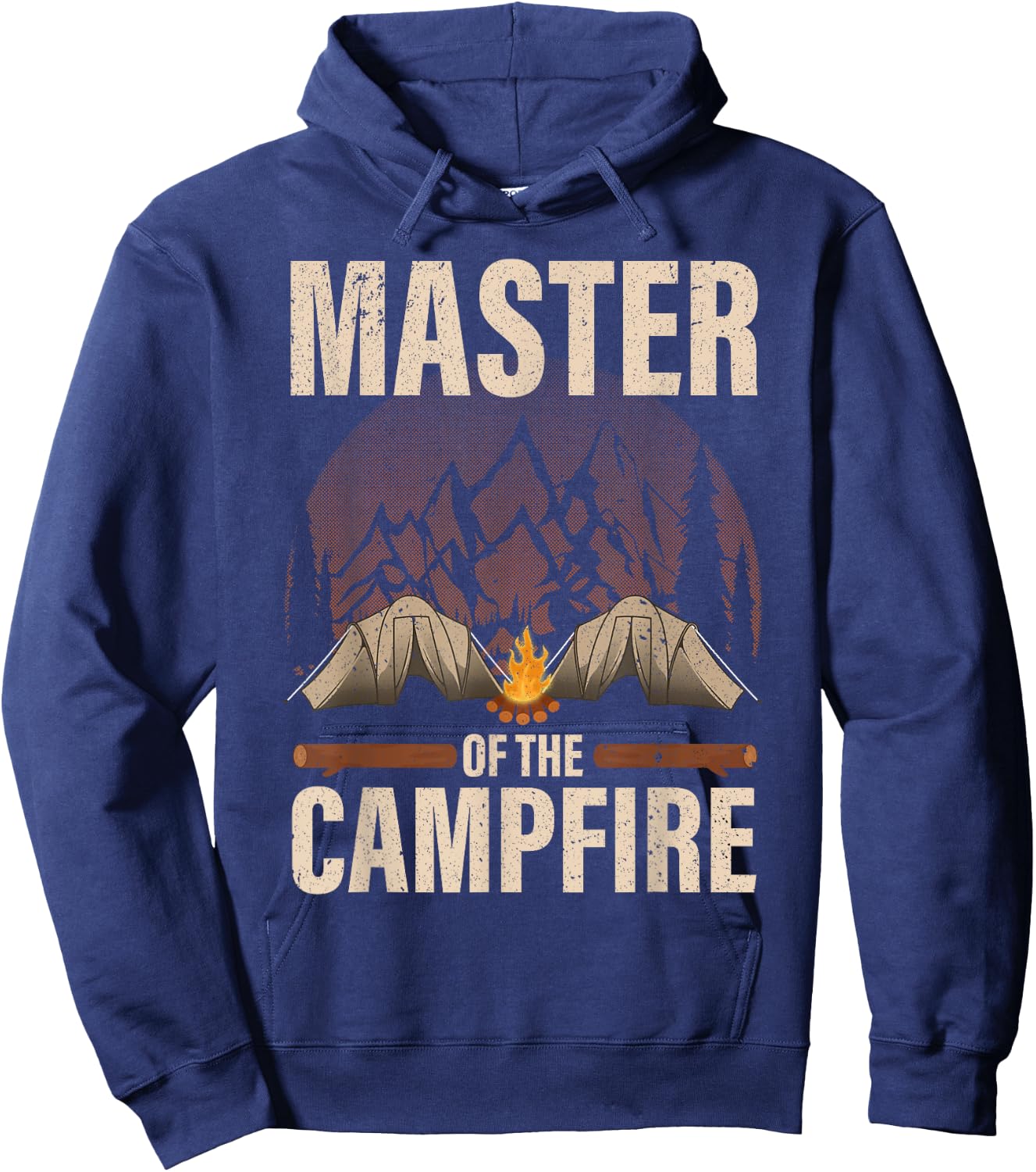 Cool Campfire Design Women Camping Trailer Camper Hoodie - Hoodie | Navy