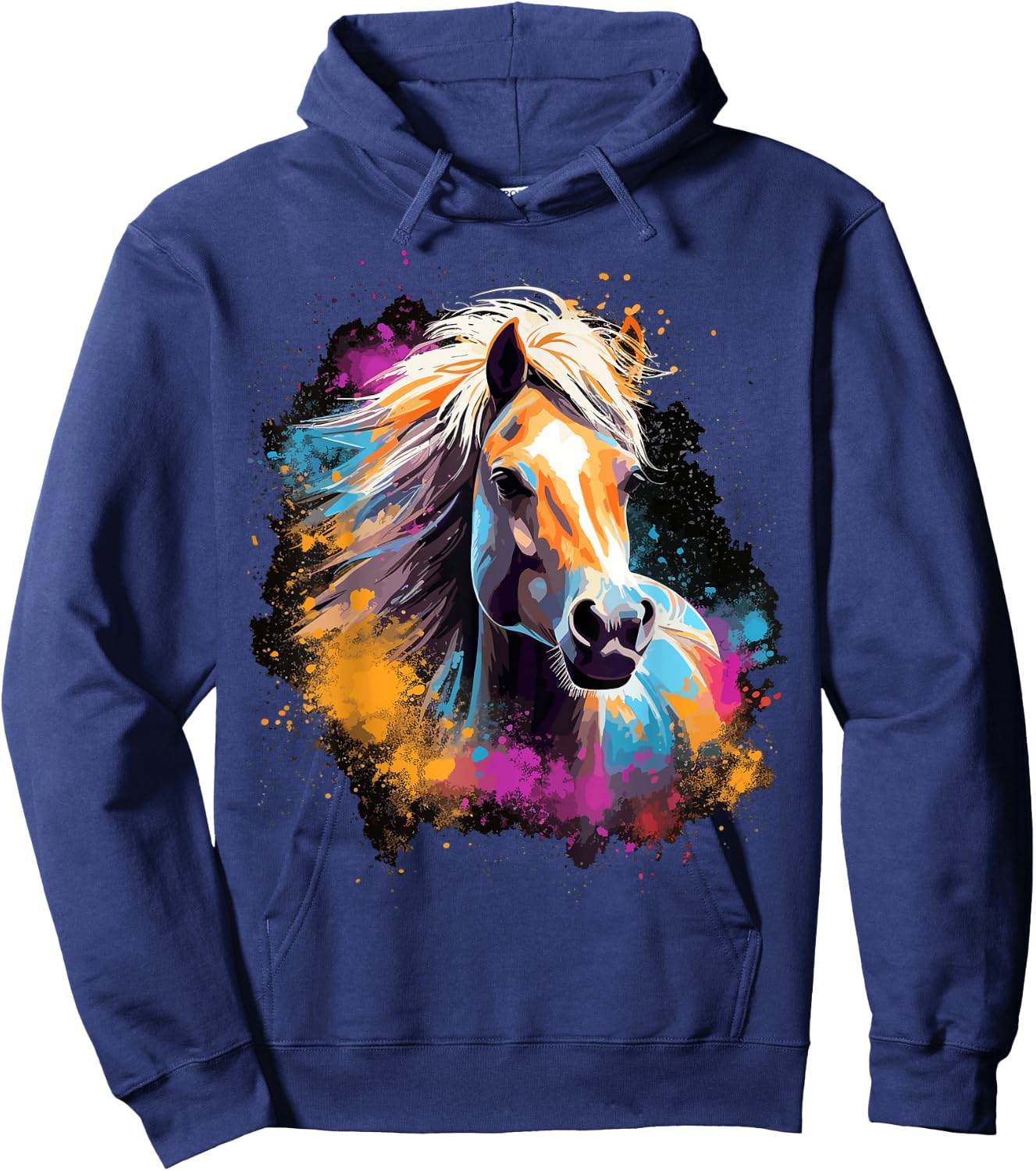 Haflinger Horse Riding Dressage Show Jumping Horse Stable Hoodie - Hoodie | Navy