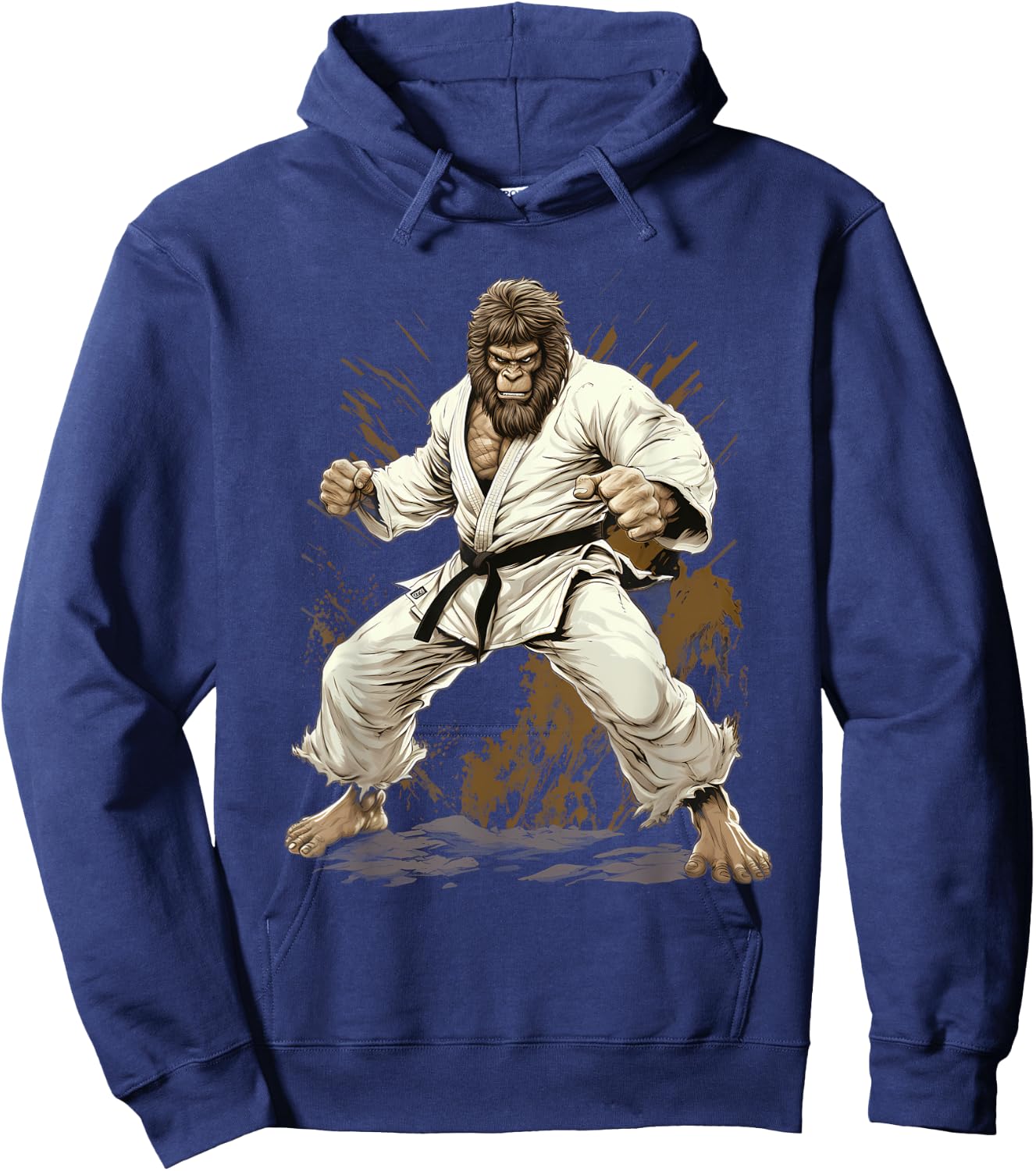 MMA Bigfoot Karate Hoodie - Hoodie | Navy