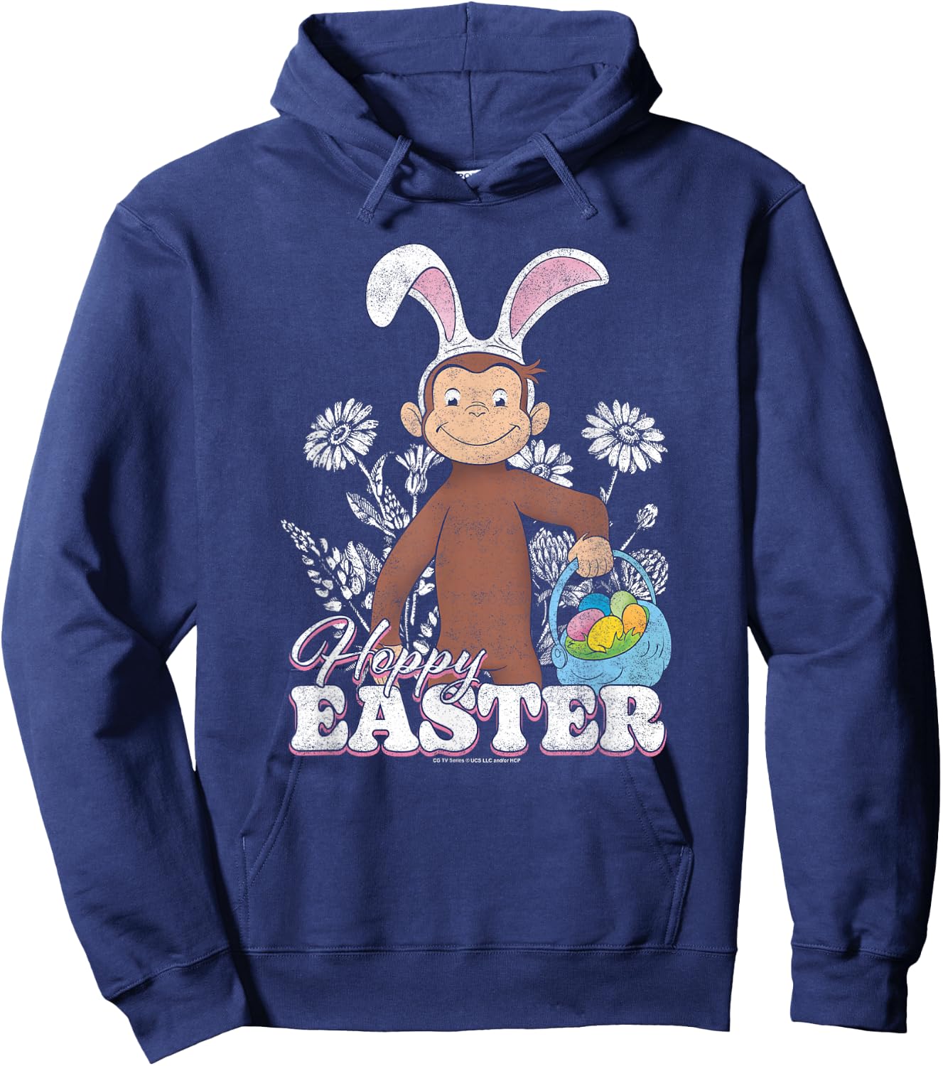 Curious George Easter Bunny George Poster Hoodie - Hoodie | Navy