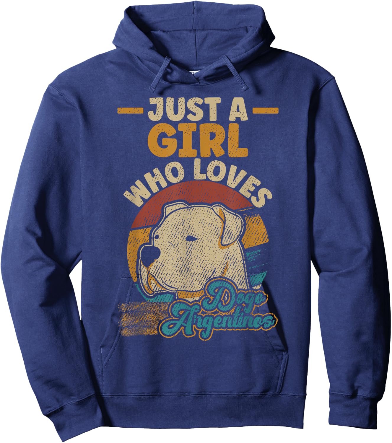 Dogo Argentino Dog Women Kids Hoodie - Hoodie | Navy