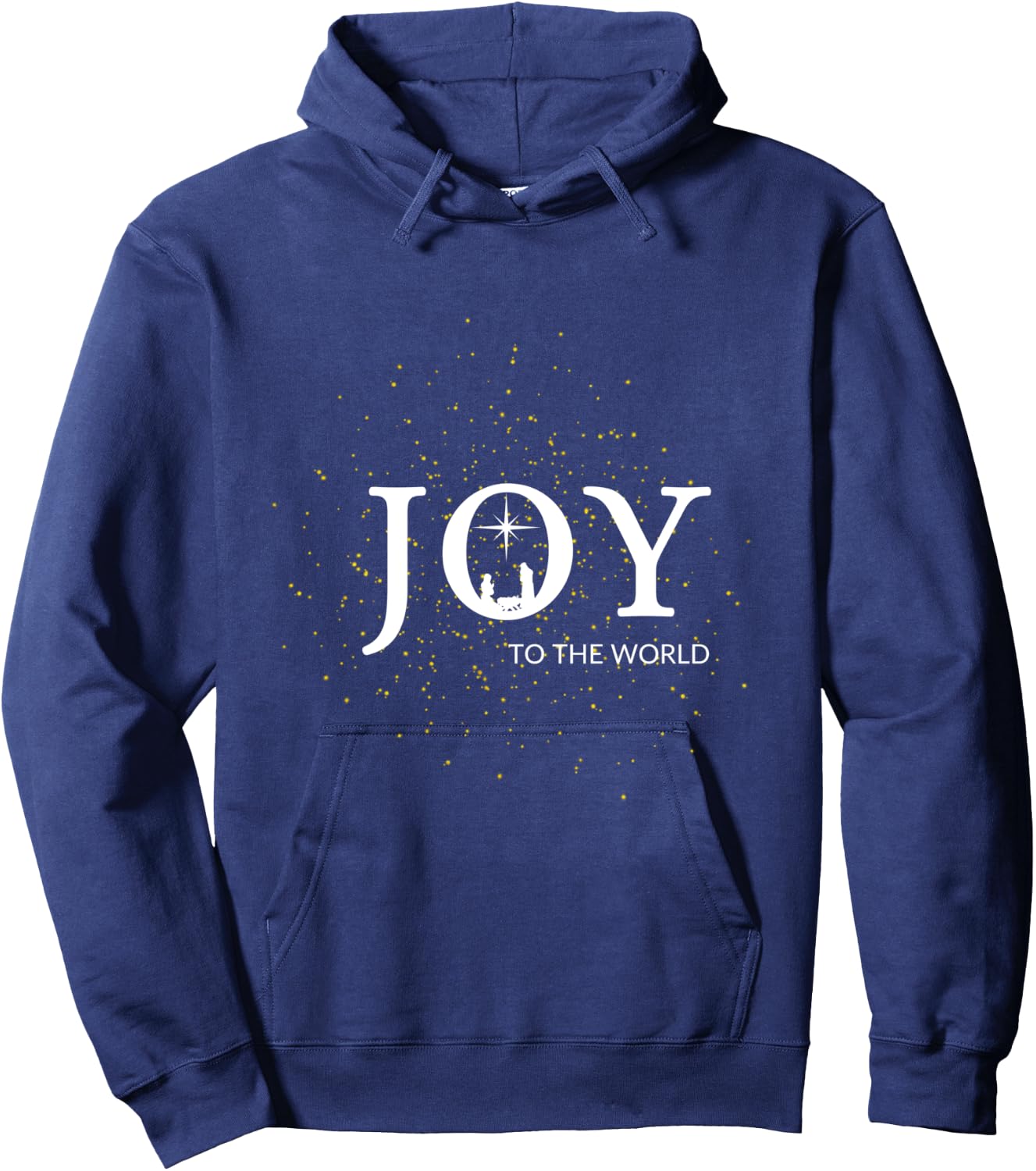 Joy To The World Christian Christmas, Matching Family Desing Hoodie - Hoodie | Navy