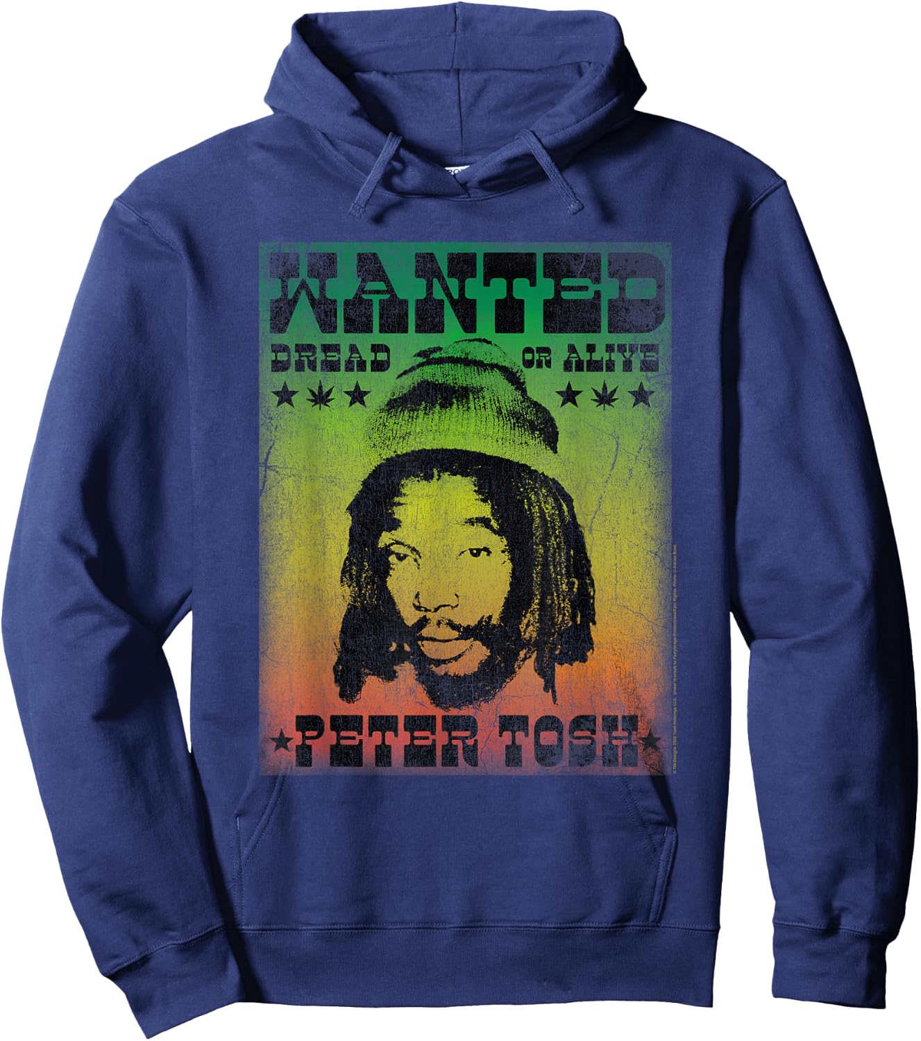 Peter Tosh Dread or Alive Hoodie - Hoodie | Navy