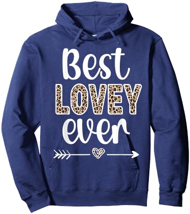 Best Lovey | Lovey Grandmother Appreciation Lovey Grandma Hoodie - Hoodie | Navy