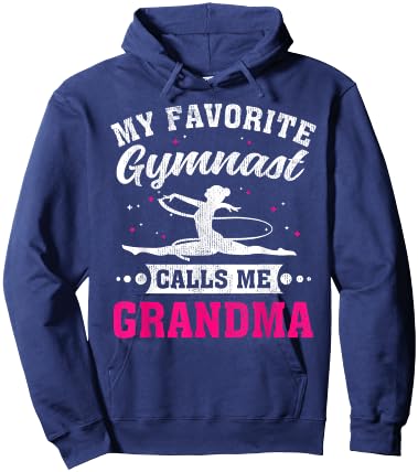 My Favorite Gymnast Calls Me Grandma Mother's Day Hoodie - Hoodie | Navy