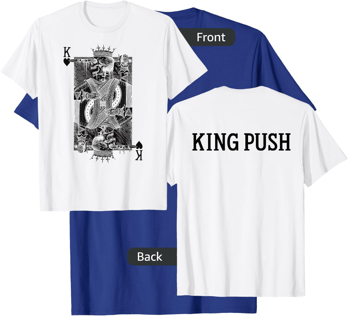 Official Pusha T Card T-Shirt - T-Shirt | Royal