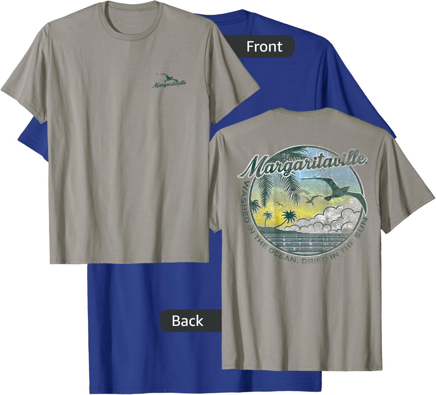 Washed in the Ocean, Dried in the Sun T-Shirt - T-Shirt | Royal