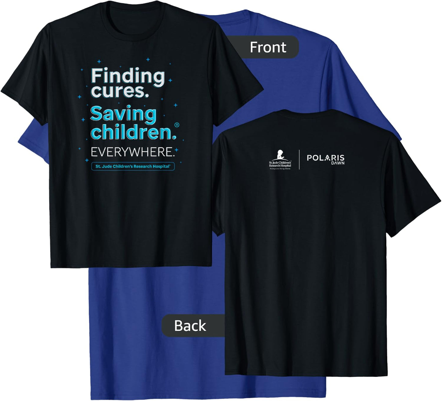 St. Jude Finding Cures. Saving Children. Everywhere T-Shirt - T-Shirt | Royal