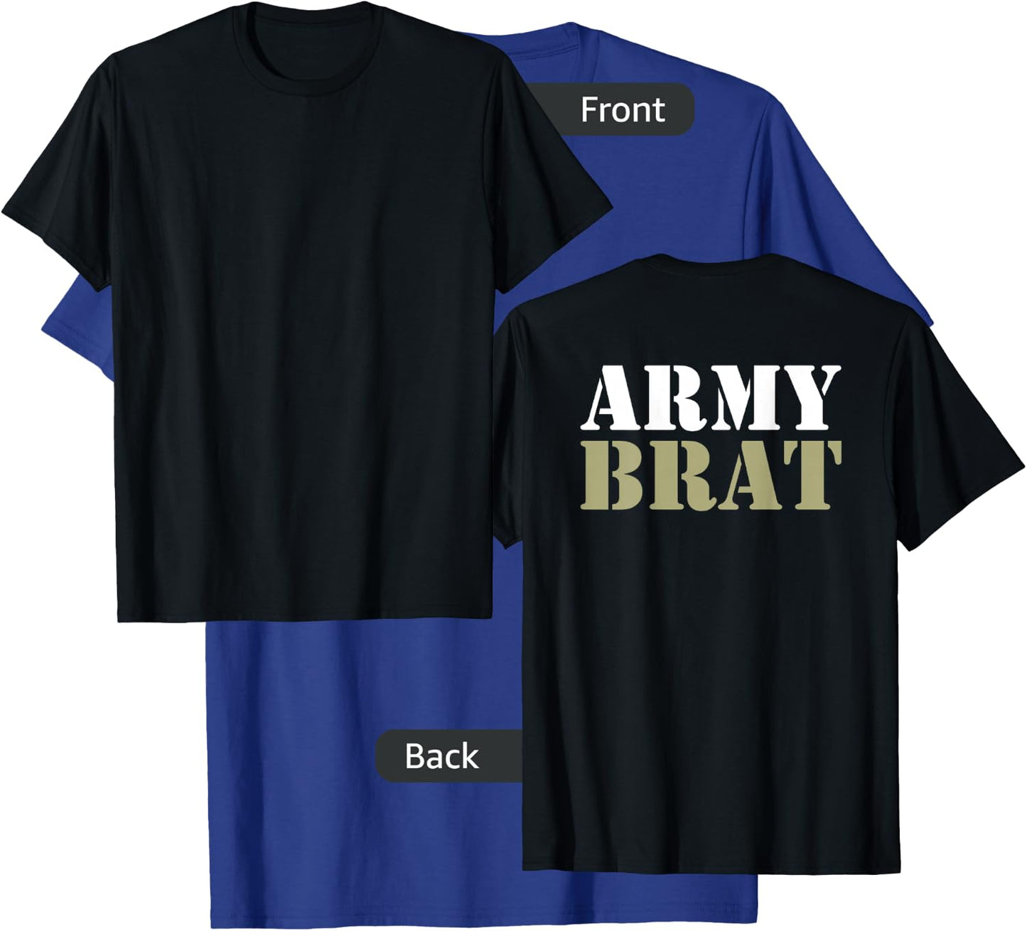 Backprint Army Brat T-Shirt - T-Shirt | Royal