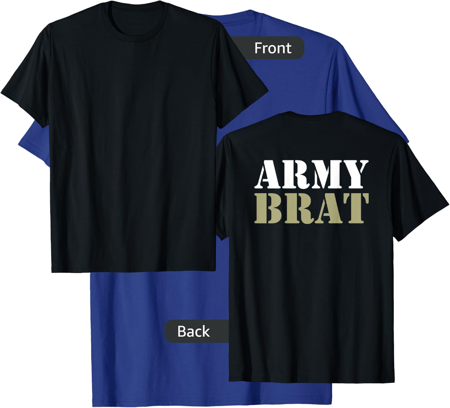 Backprint Army Brat T-Shirt - T-Shirt | Royal