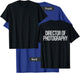 Bold Director of Photography Text PRINT ON BACK | Film Crew T-Shirt - T-Shirt | Royal