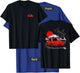90s JDM MX Convertible Car 2-Side Graphic T-Shirt - T-Shirt | Royal