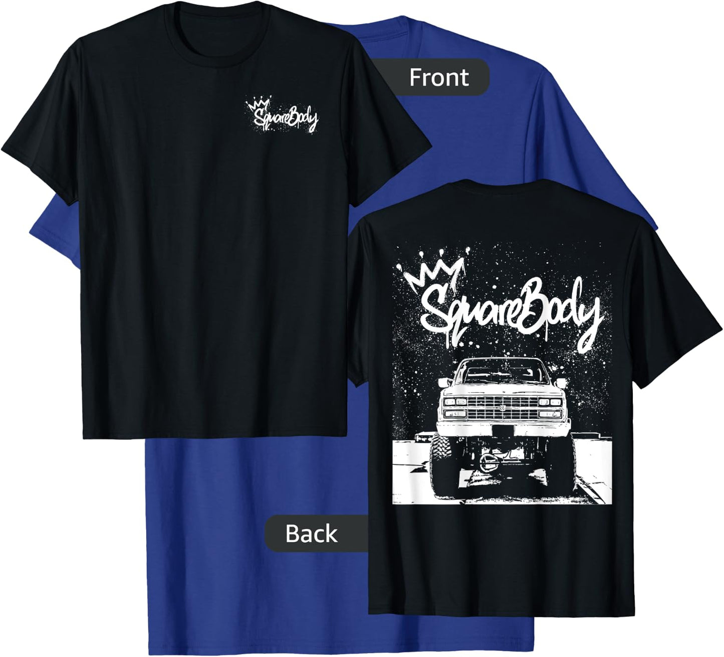 Squarebody C10 Classic truck Square body Nation Truck T-Shirt - T-Shirt | Royal