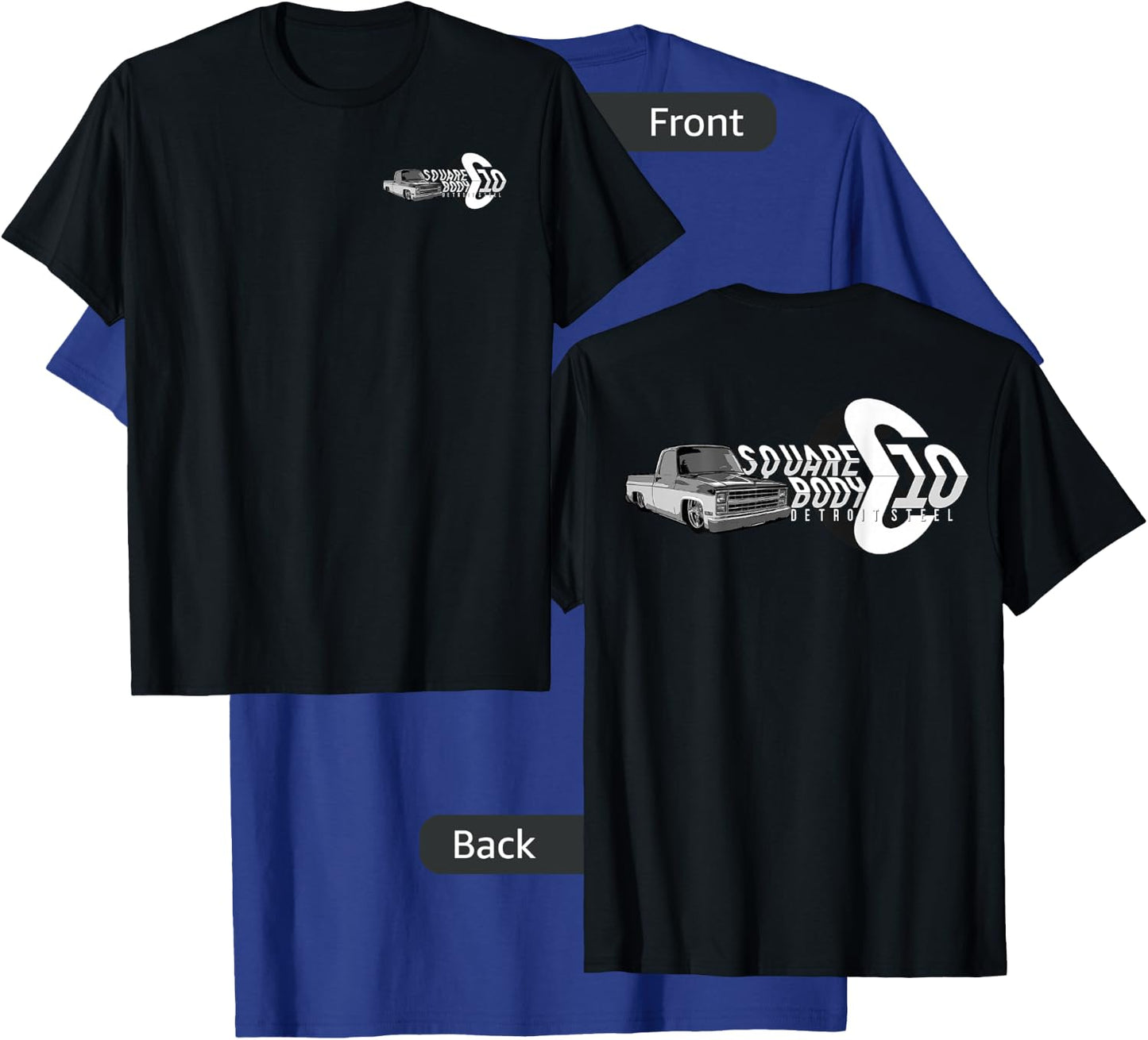 Squarebody Classic Square body C10 Detroit Steel T-Shirt - T-Shirt | Royal