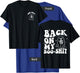Back On My Boo-Shit Front & Back T-Shirt - T-Shirt | Royal