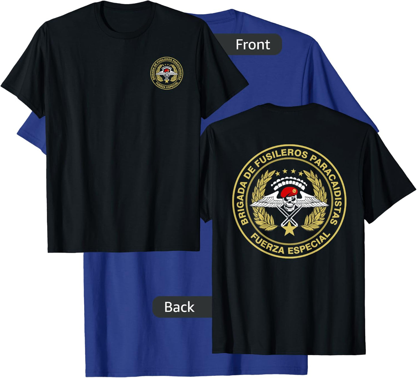 Mexico Parachute Rifle Brigade Paratrooper Airborne T-Shirt - T-Shirt | Royal