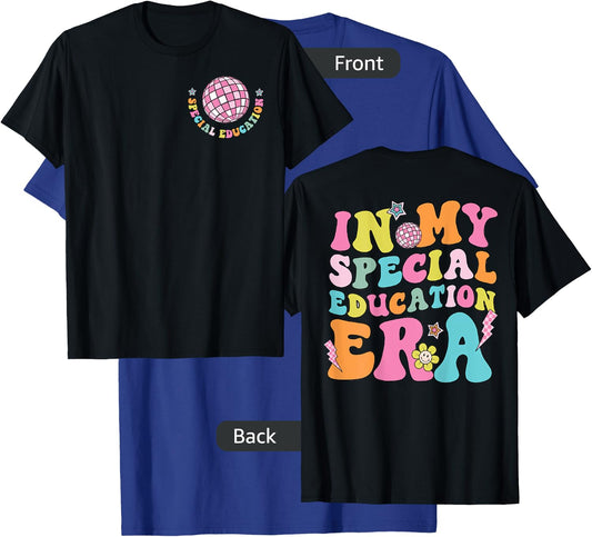 In My Special Educaton Era Sped Teacher Squad Education Men Women T-Shirt - T-Shirt | Royal