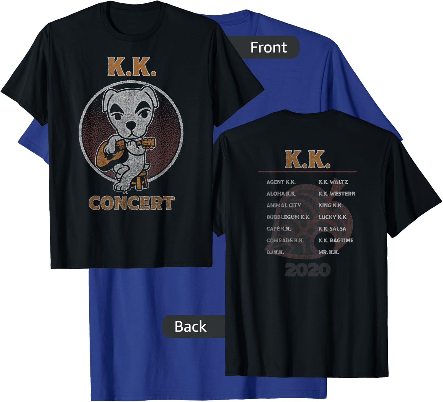 Animal Crossing: New Horizons K.K. Slider In Concert Vintage T-Shirt - T-Shirt | Royal