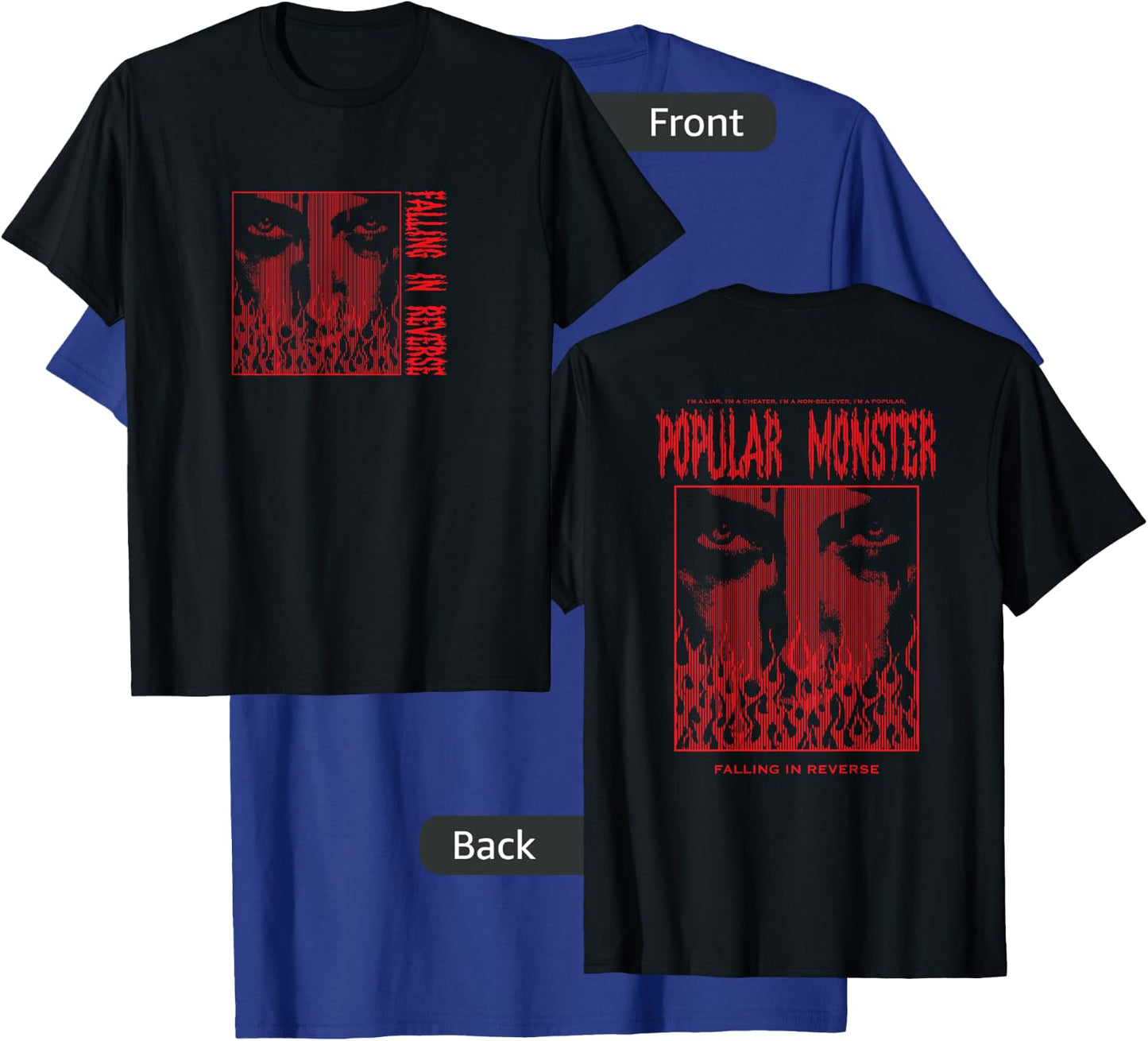 Falling In Reverse - Official Merchandise - Popular Monster T-Shirt - T-Shirt | Royal