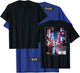 The Art of Print by MCMA - Digitally Enhanced Art Japanese Streetwear Retro Aesthetic Shinjuku Tokyo BACKPRINT T-Shirt - T-Shirt | Royal