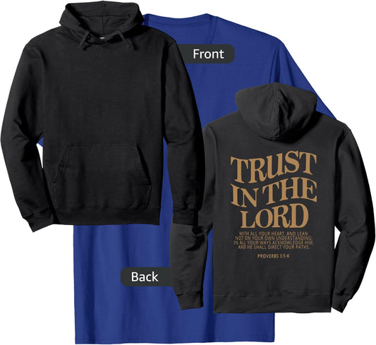 Trust In The Lord, Christian Religious Faith Jesus T-Shirt - T-Shirt | Royal