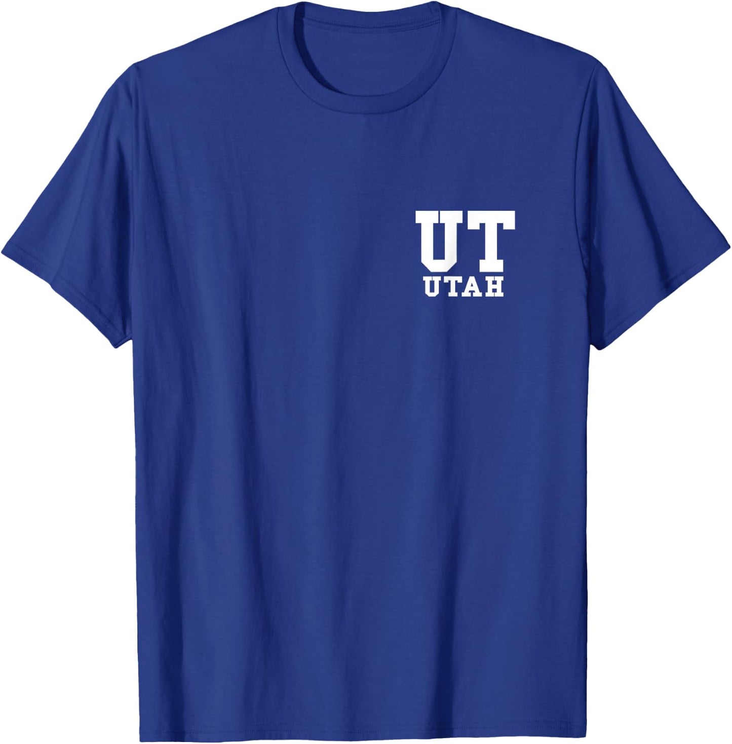 Utah - UT - Minimalistic Pocket Design - Classic T-Shirt - T-Shirt | Royal