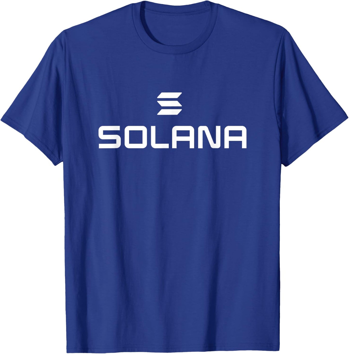 Solana Crypto Apparels | Solana SOL Blockchain Logo T-Shirt - T-Shirt | Royal
